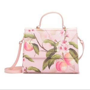 🍑 Ted Baker Peach Blossom Large Crossbody Bag 🍑